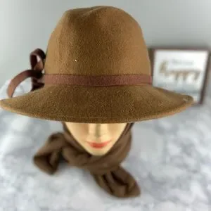 Vintage Wool Panama Fedora Brim Hat Scarf Vintage | Accessories | Vintage Wool Panama Fedora Brim Hat  main image 3